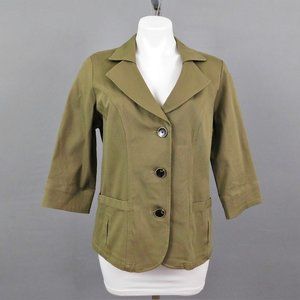 Denim and Company Women Blazer Green‎ S